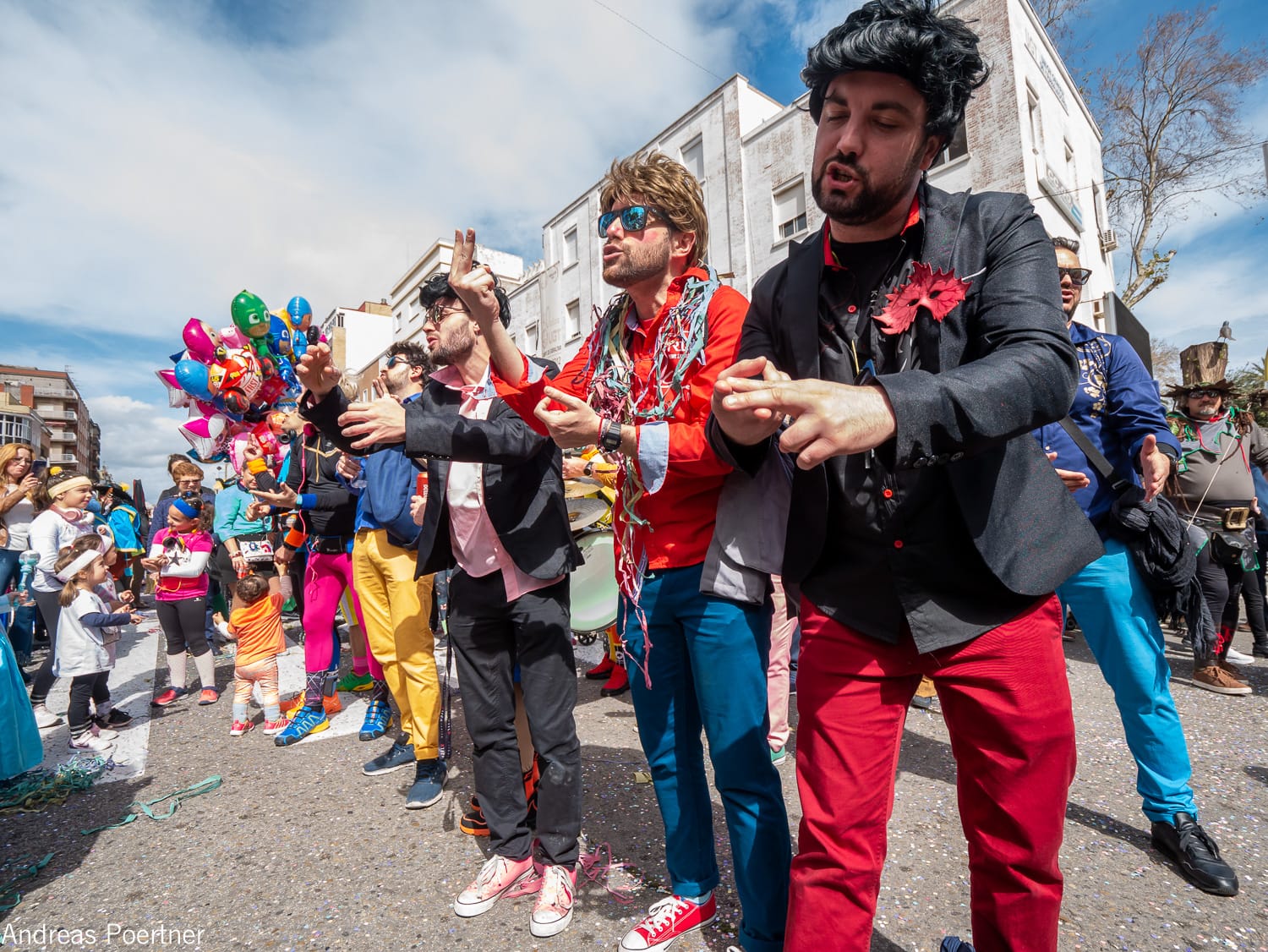 carnaval en los calles de Algeciras, Cádiz